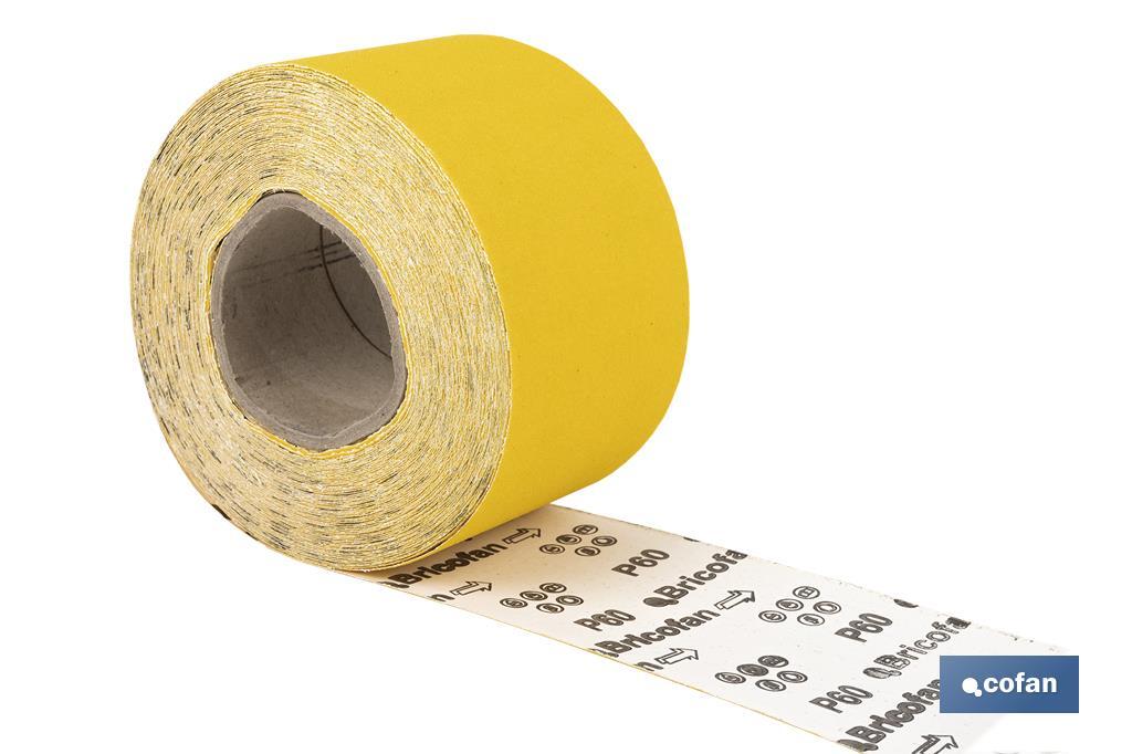 Roll of abrasive paper "Yellow" - Cofan