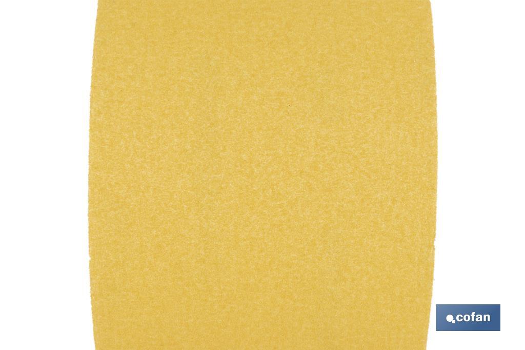 Roll of abrasive paper "Yellow" - Cofan
