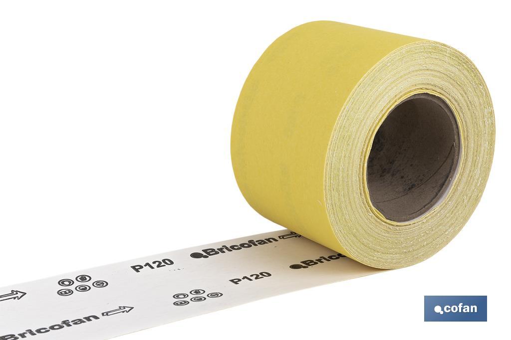 Roll of abrasive paper "Yellow" - Cofan