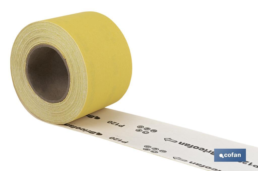 Roll of abrasive paper "Yellow" - Cofan
