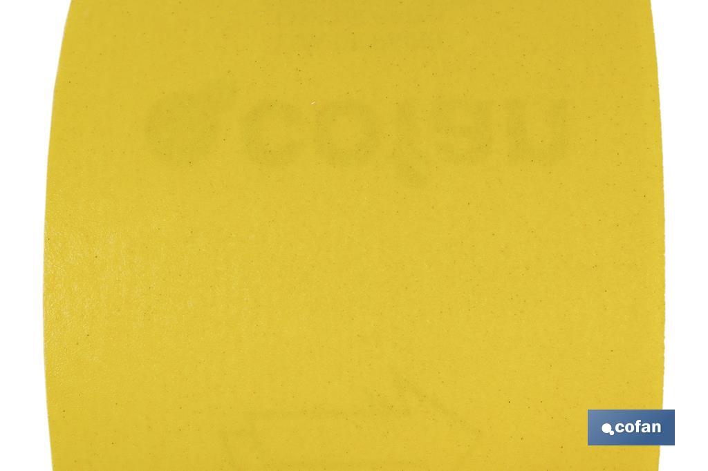 Roll of abrasive paper "Yellow" - Cofan