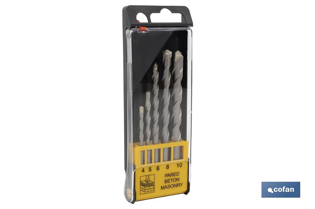 Concrete twist drill sets - Cofan