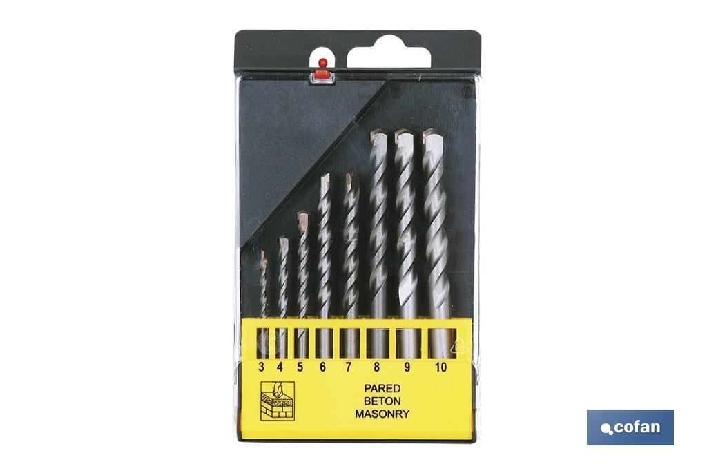 Concrete twist drill sets - Cofan