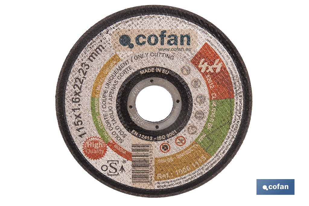Disques De Coupe 4 X 4 - Cofan