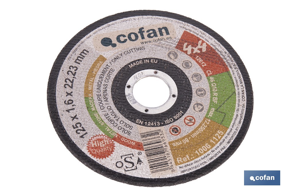 Disques De Coupe 4 X 4 - Cofan