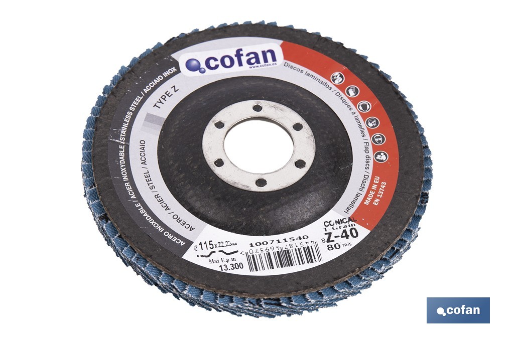 Disco Laminado Profesional Inclinado - Cofan