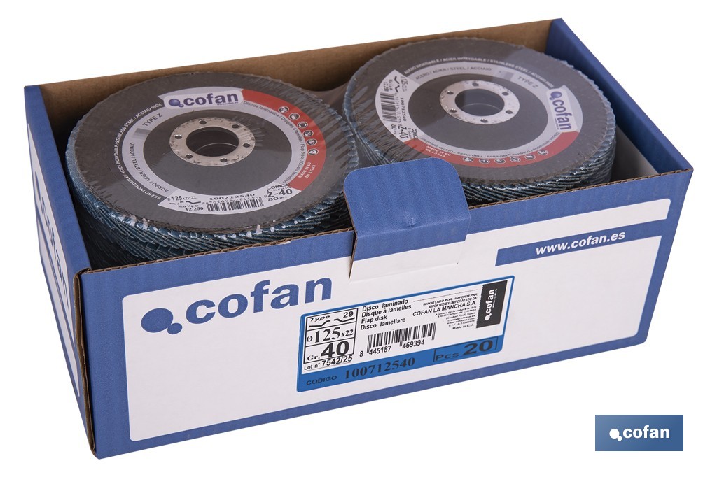 Disco Laminado Profesional Inclinado - Cofan