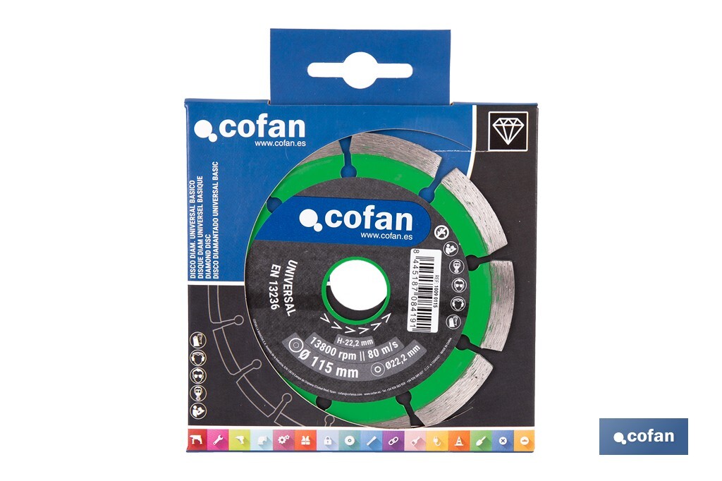 Disques de diamant - Cofan