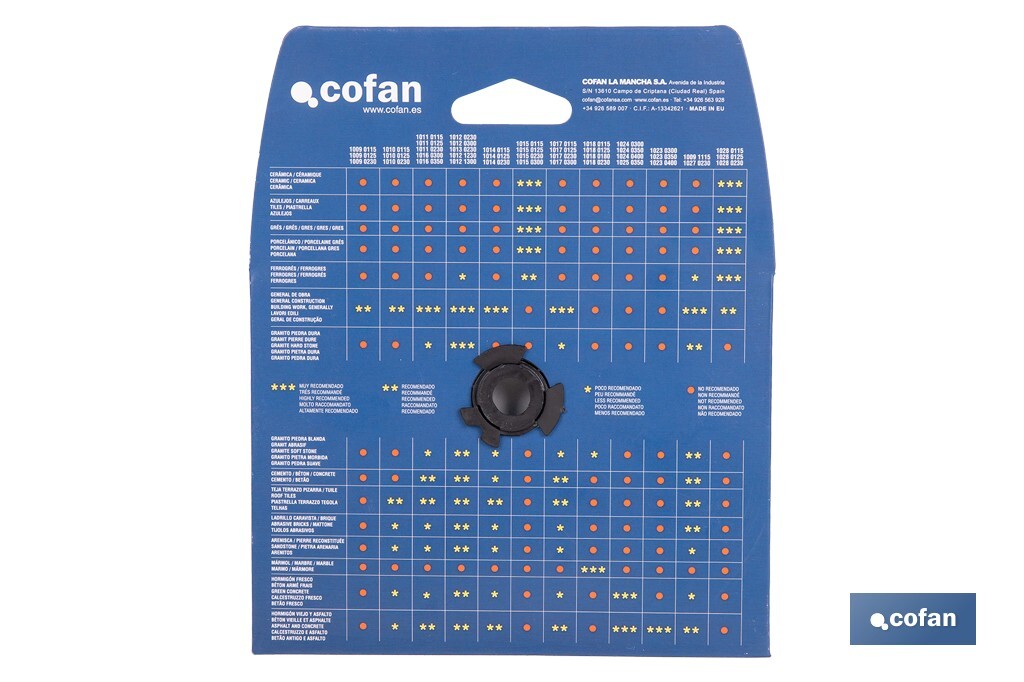 Disques de diamant - Cofan