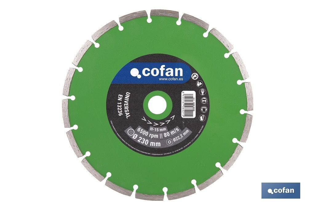 Disques de diamant - Cofan