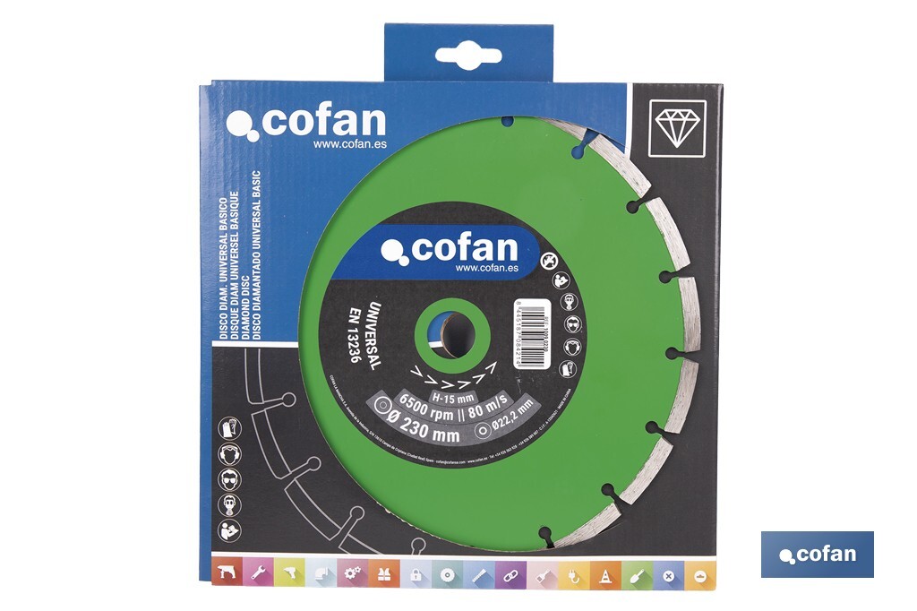 Disques de diamant - Cofan