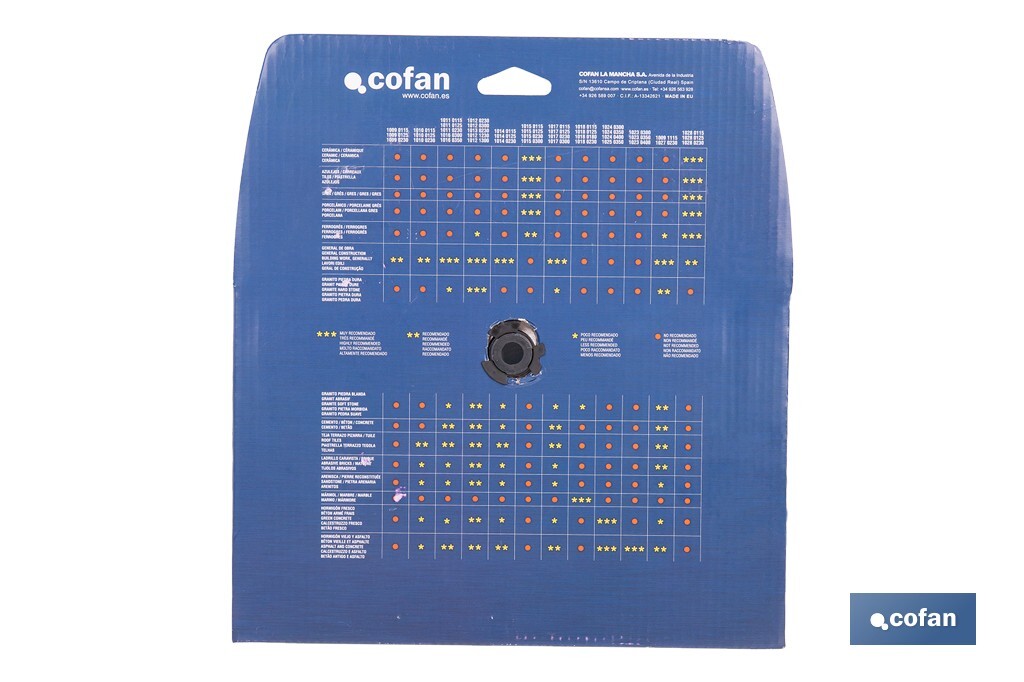 Disques de diamant - Cofan