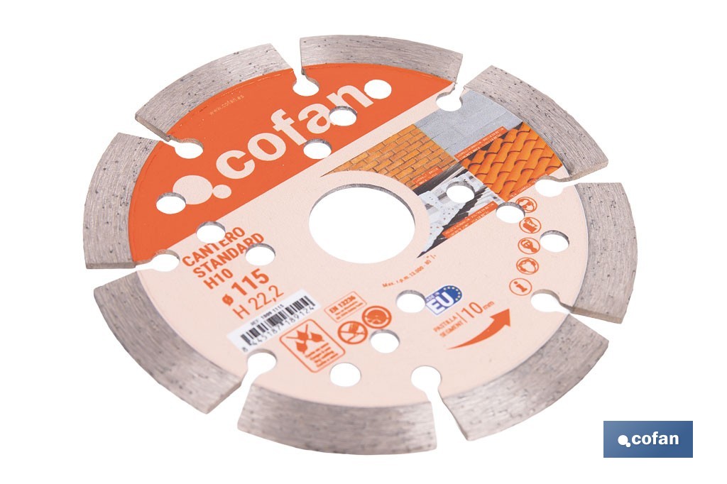 "Stone breaker" Diamond disc  - Cofan