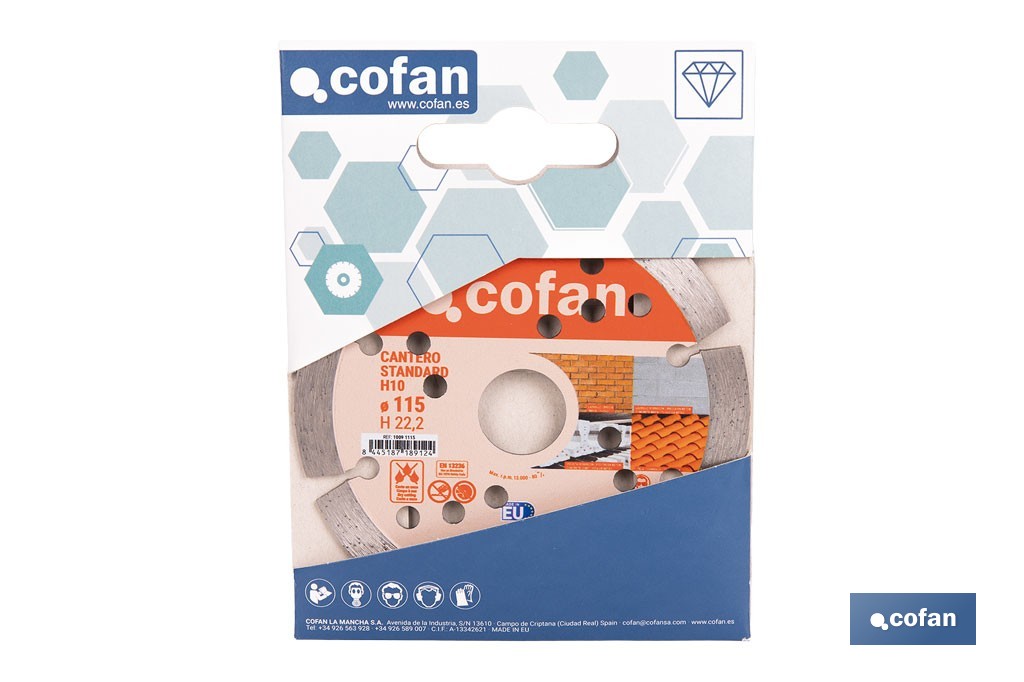 "Stone breaker" Diamond disc  - Cofan