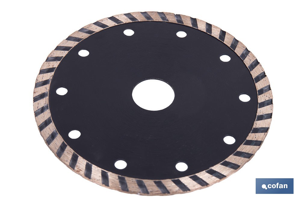 Diamond discs "general construction" base turbo - Cofan