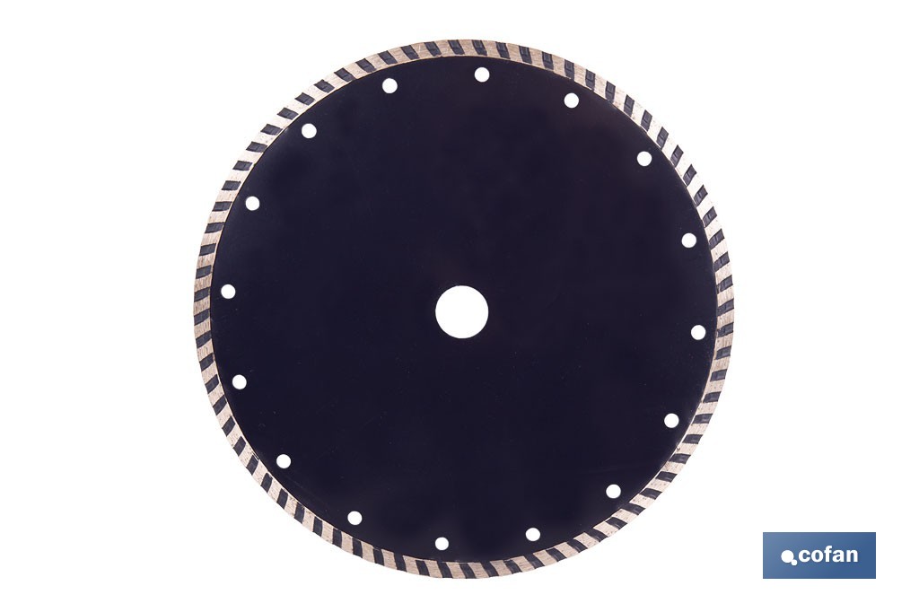 Diamond discs "general construction" base turbo - Cofan