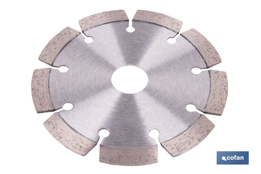 Disco de diamante cantero láser profesional | Adecuado para corte en seco en piedra, granito y hormigón | Disponible en diferentes medidas - Cofan
