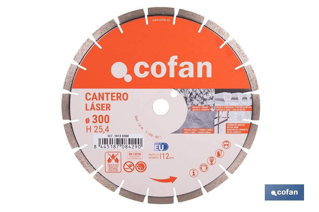Professional diamons discs "segmented model" - Cofan