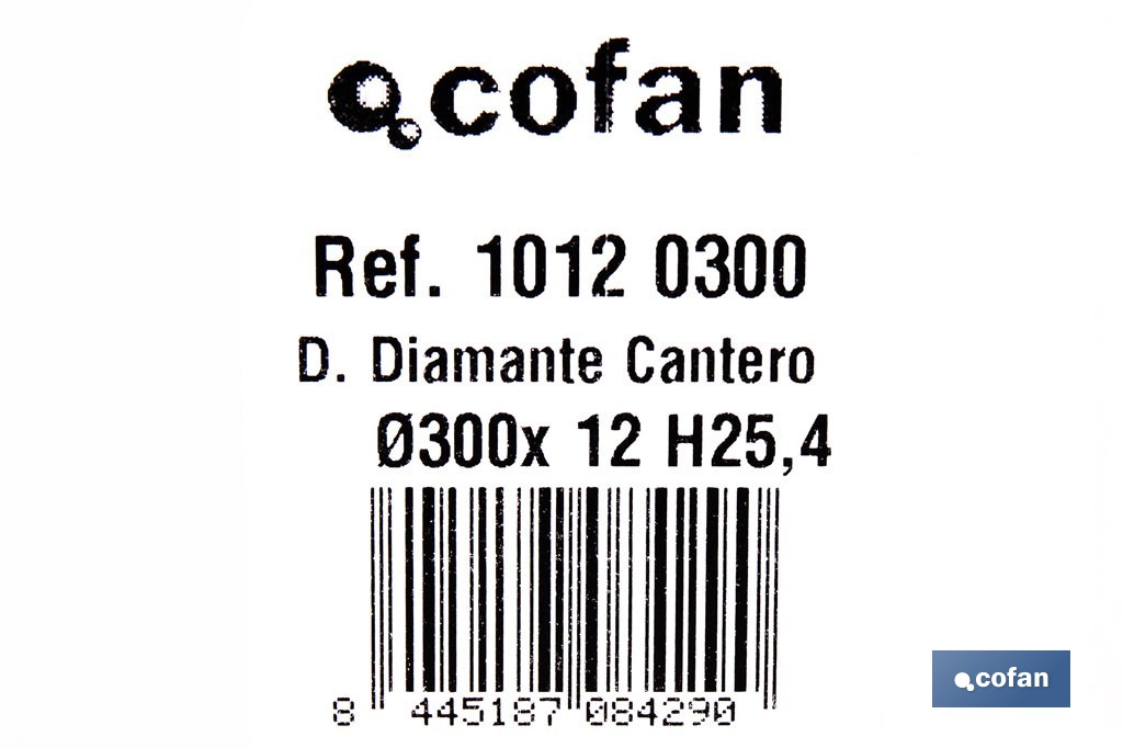 Professional diamons discs "segmented model" - Cofan