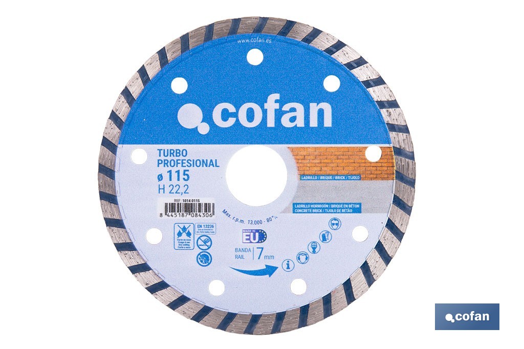 Universal diamond discs "general construction" - Cofan