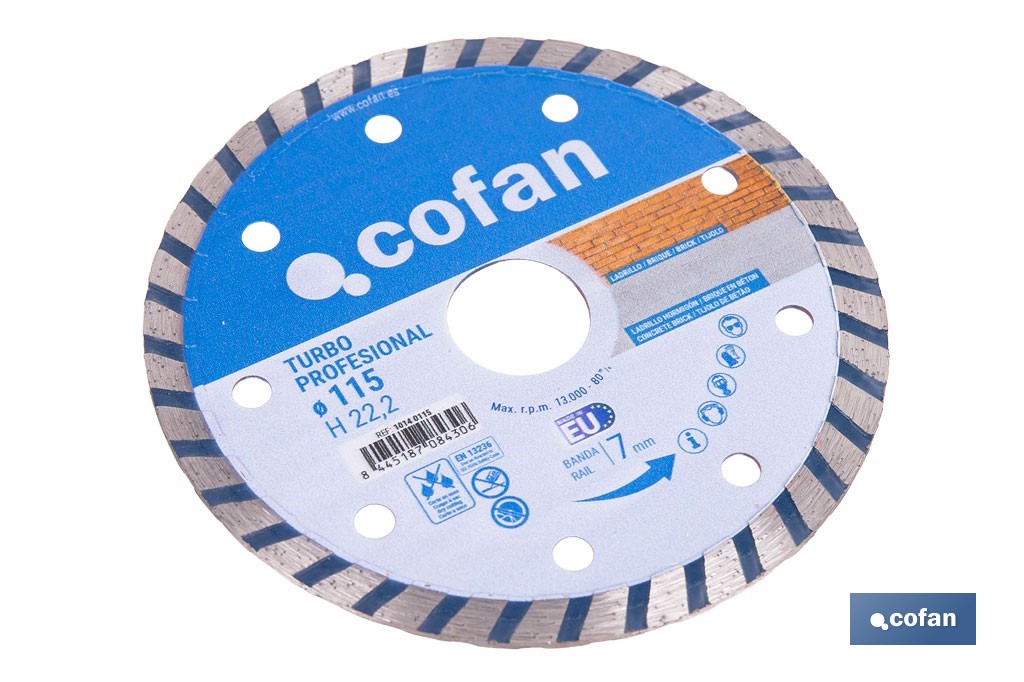 Universal diamond discs "general construction" - Cofan