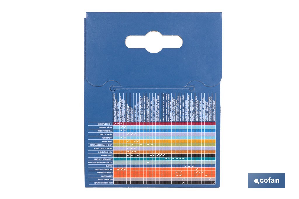 Universal diamond discs "general construction" - Cofan