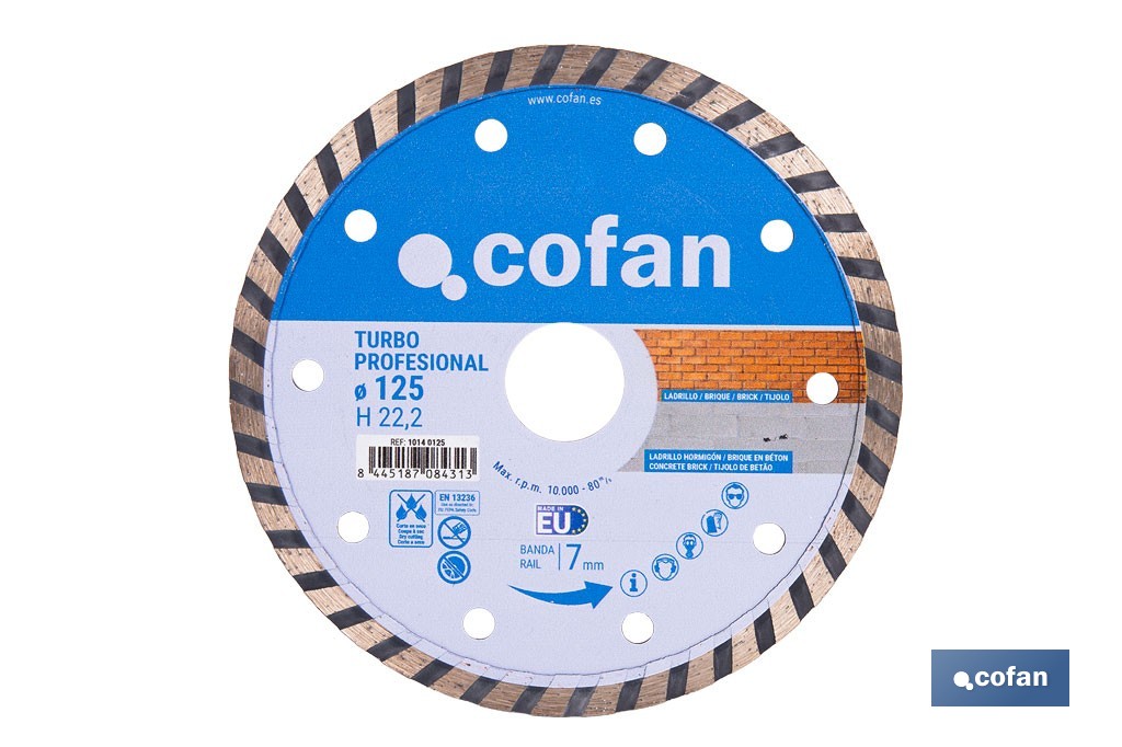Universal diamond discs "general construction" - Cofan