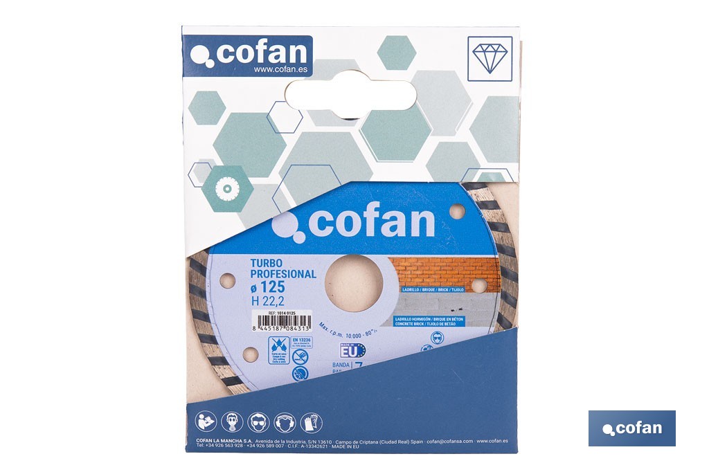 Universal diamond discs "general construction" - Cofan