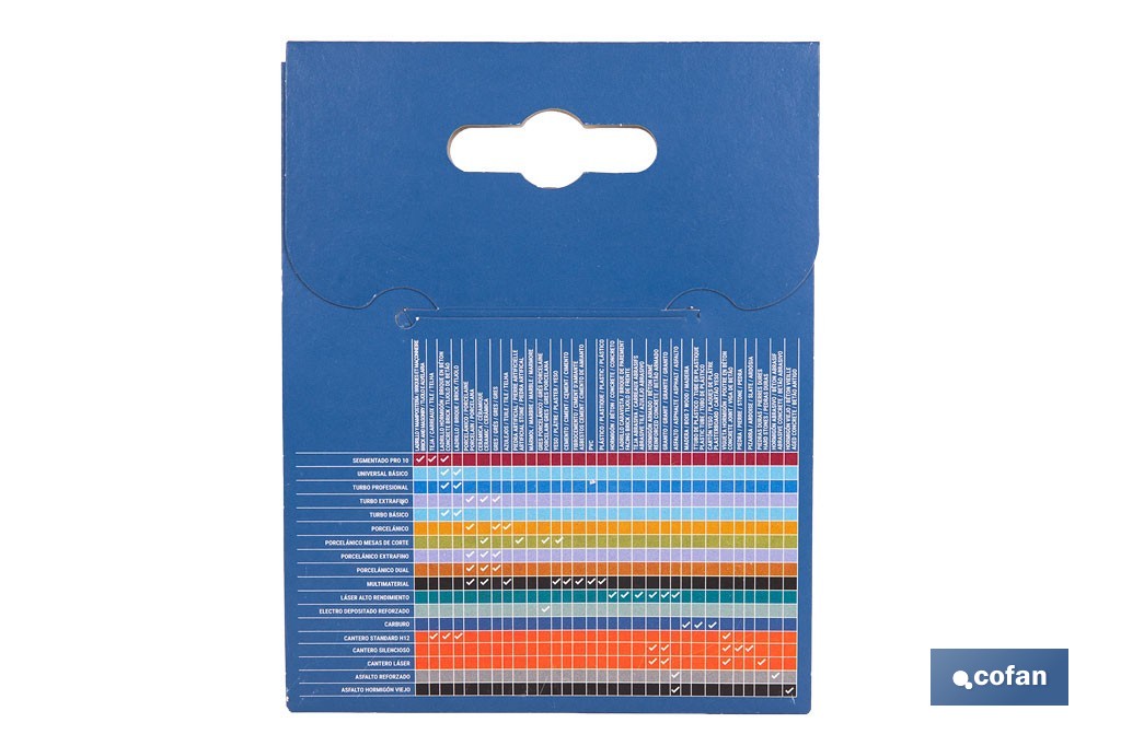 Universal diamond discs "general construction" - Cofan