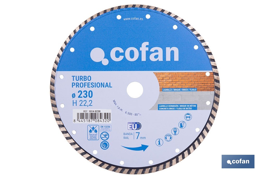 Universal diamond discs "general construction" - Cofan