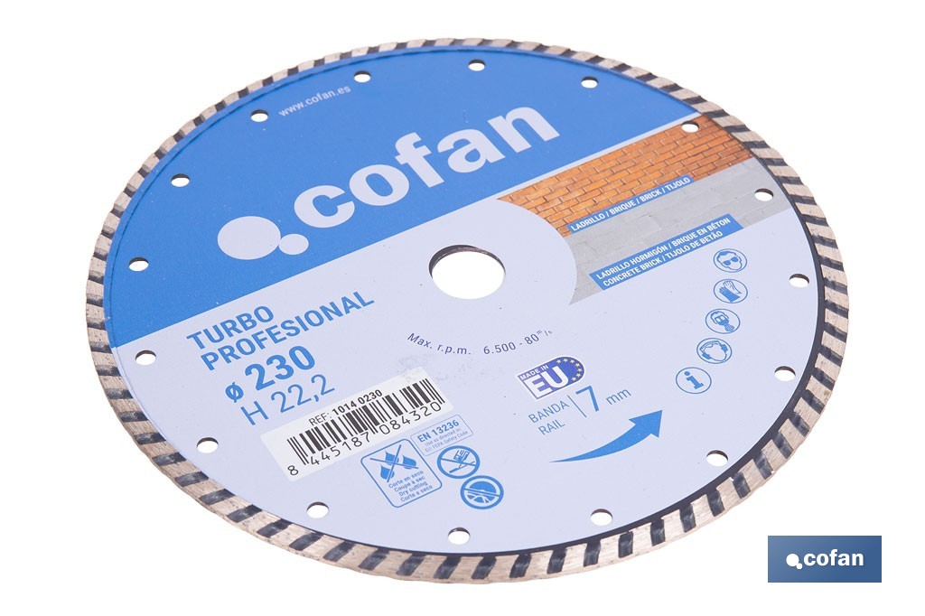 Universal diamond discs "general construction" - Cofan