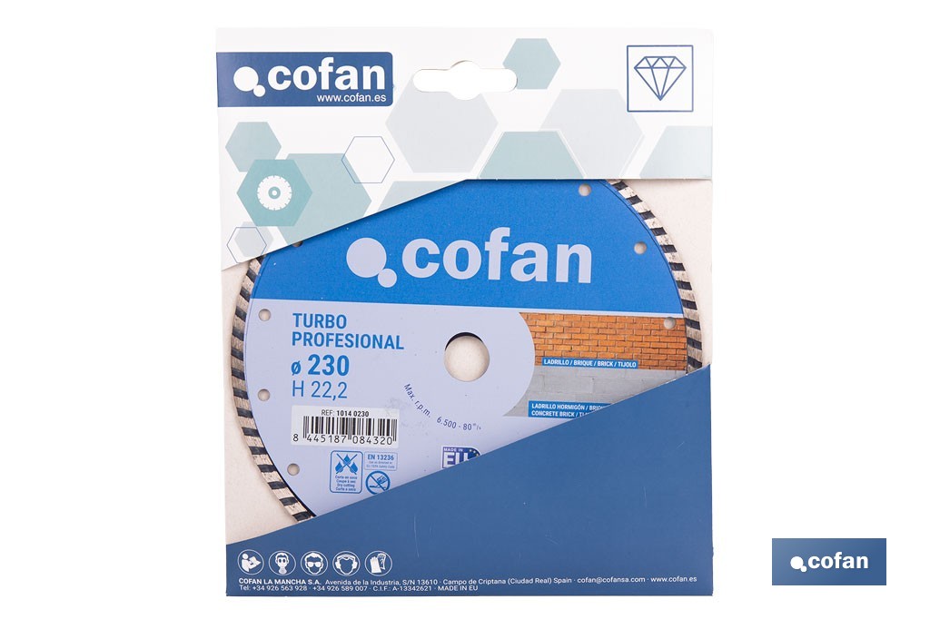 Universal diamond discs "general construction" - Cofan