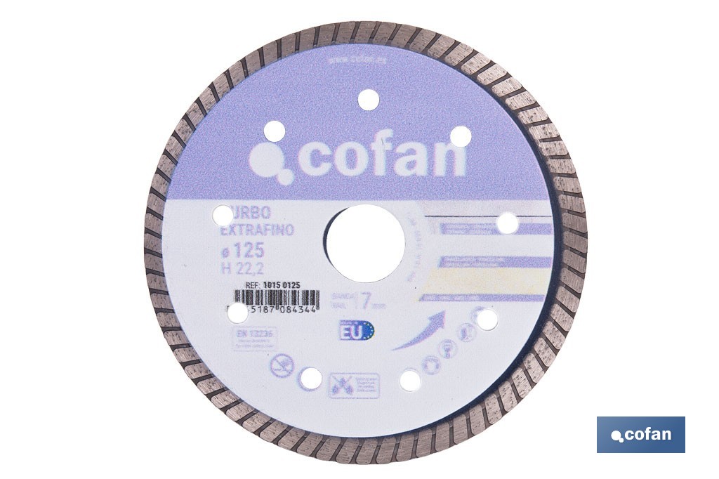 Diamon discs "Extra thin" special for porcellanic material - Cofan