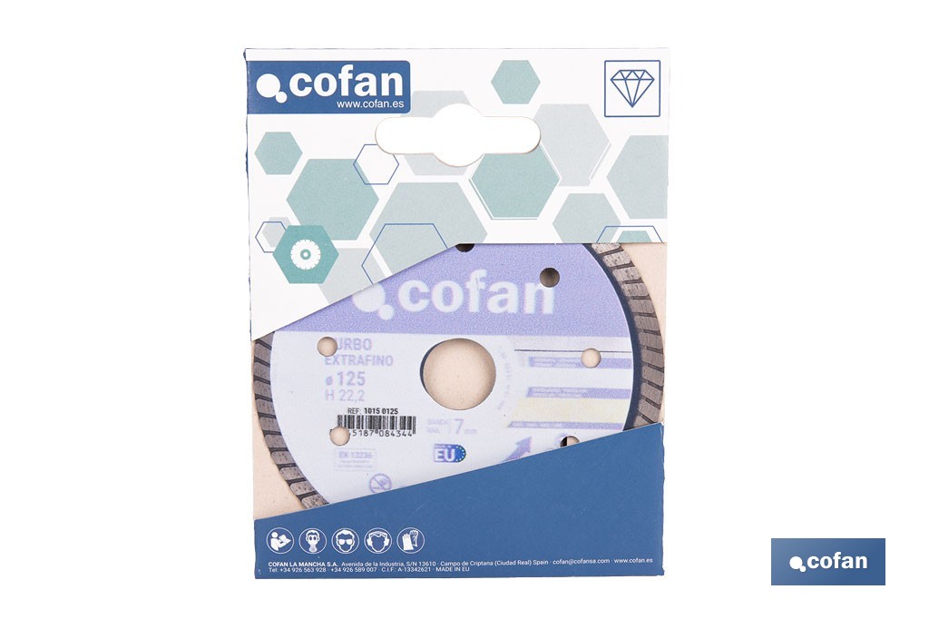 Diamon discs "Extra thin" special for porcellanic material - Cofan
