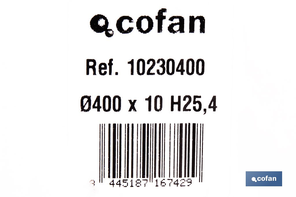 Diamond disc for old concrete and asphalt - Cofan