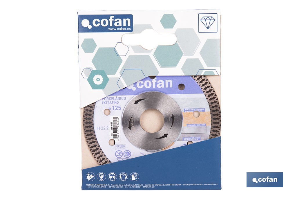 Diamond disc Reinforced Porcelain - Cofan