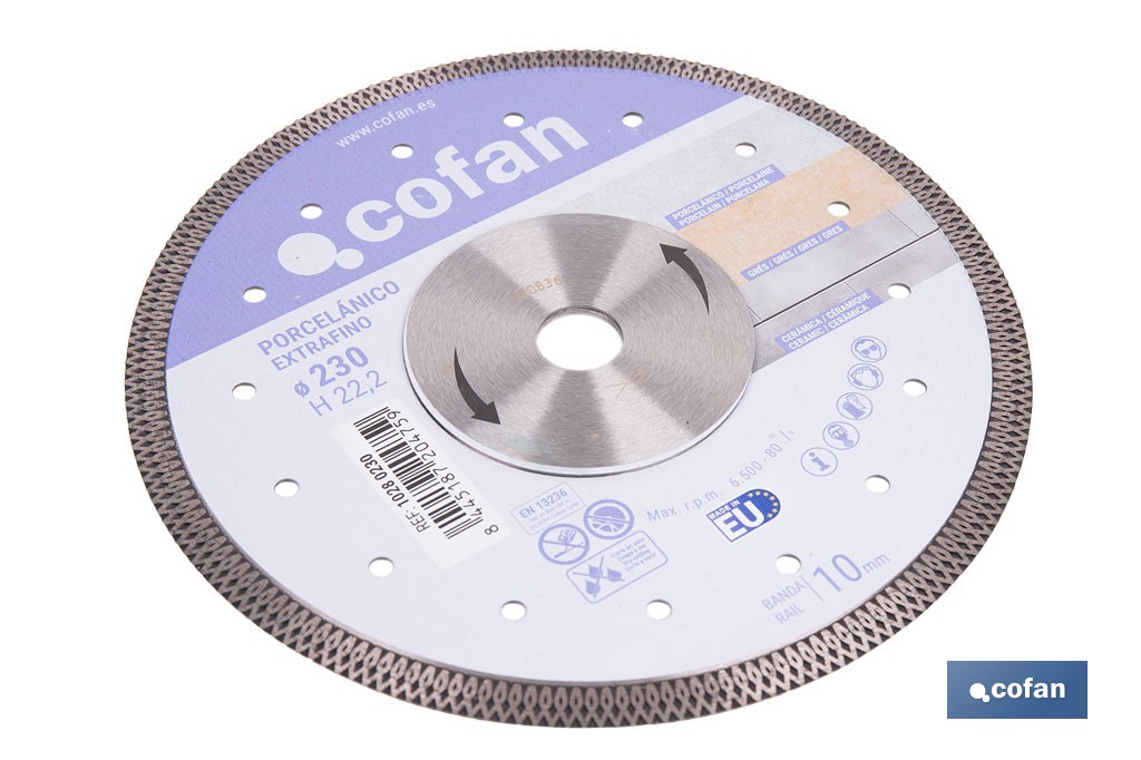 Diamond disc Reinforced Porcelain - Cofan