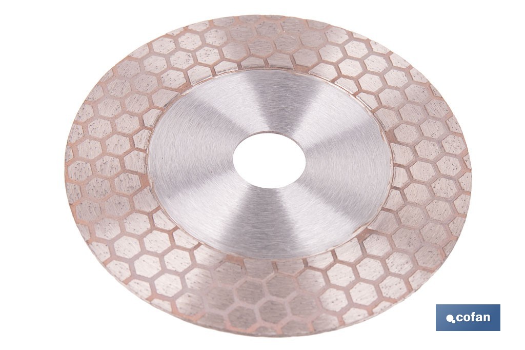 Disco porcelánico para corte, lijado y desbaste | Corte en seco de cerámica, porcelánico y gres | Disponible en diferentes medidas - Cofan