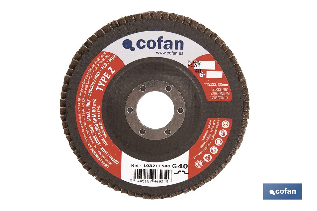 Discos Laminados Estándar Plano - Cofan