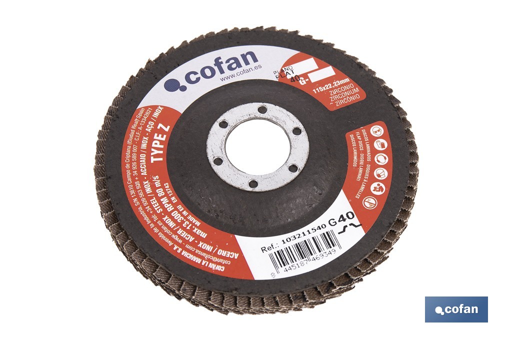 Discos Laminados Estándar Plano - Cofan