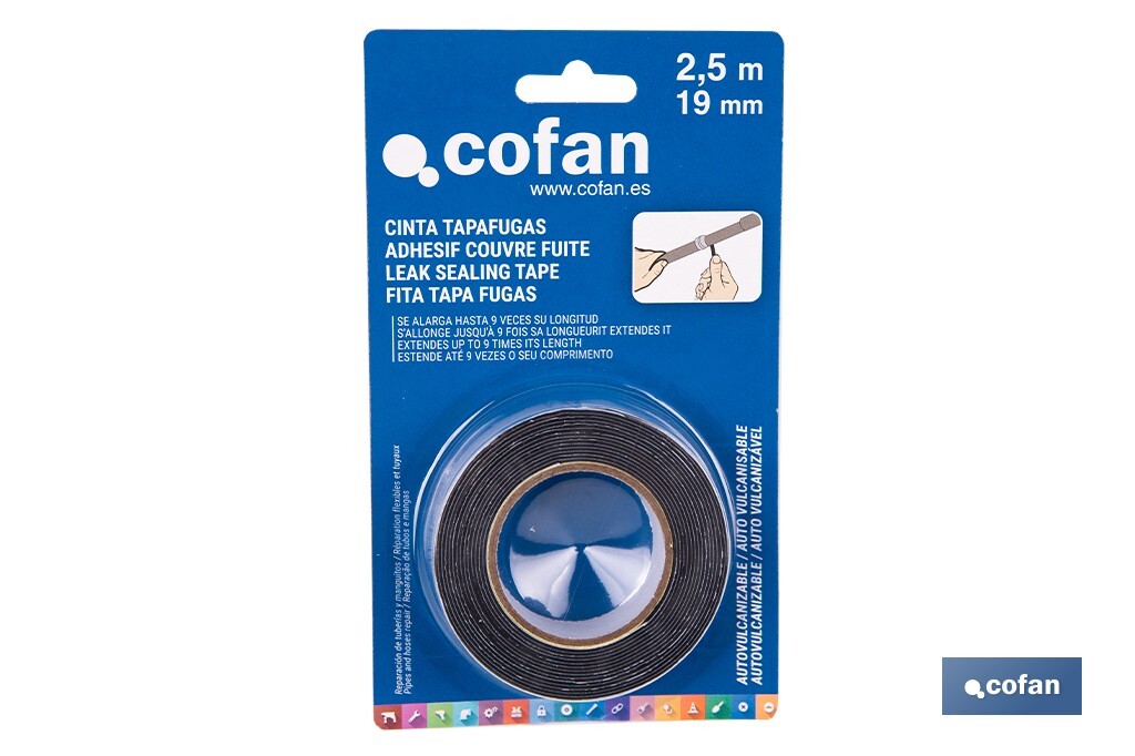 Vulcanizalbe tape 2.5m - Cofan