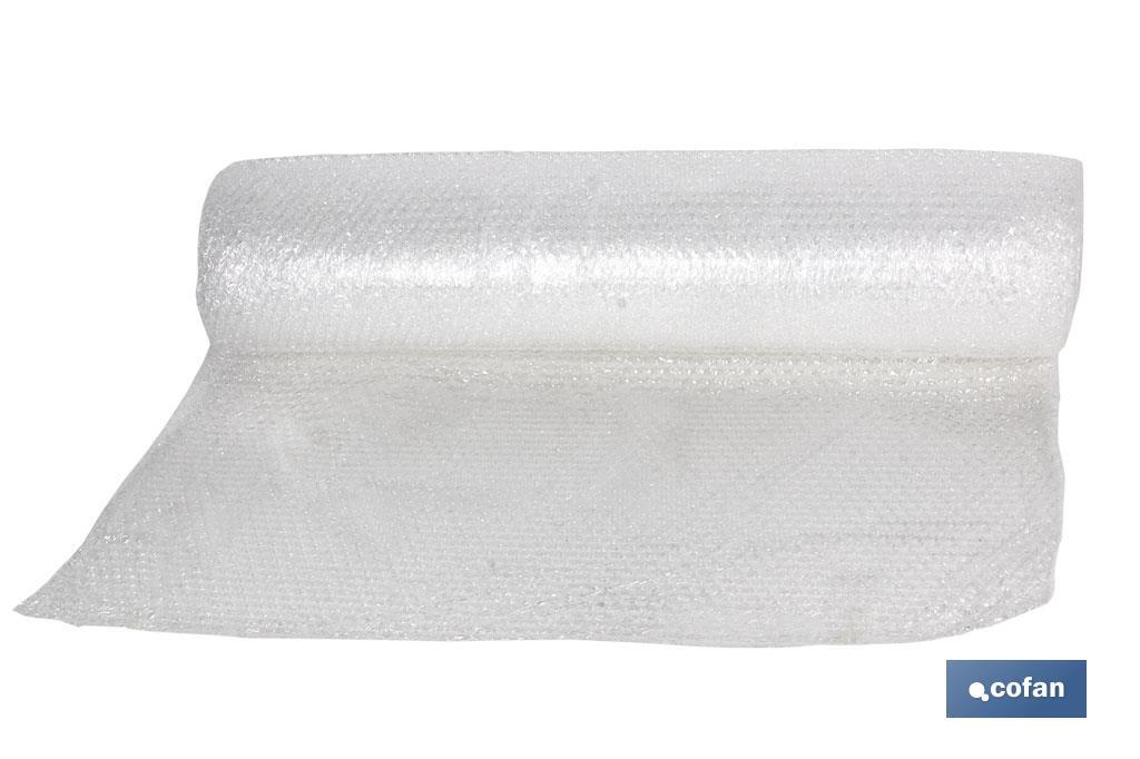Rouleau en polyéthylène à bulles | Protection maximale de vos biens | Dimensions : 0,8 x 10 mètres - Cofan