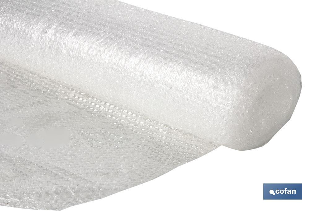 Rouleau en polyéthylène à bulles | Protection maximale de vos biens | Dimensions : 0,8 x 10 mètres - Cofan