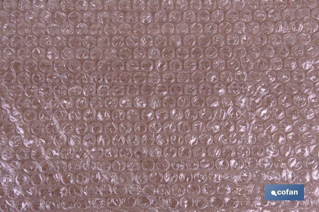 Rouleau en polyéthylène à bulles | Protection maximale de vos biens | Dimensions : 0,8 x 10 mètres - Cofan
