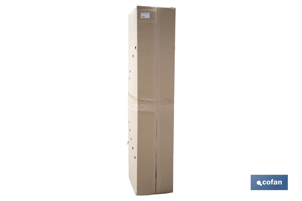 Coquillas aislantes para tuberías | Material: polietileno expandido | Color: gris | Protección térmica y anticorrosión | Disponible en diferentes diámetros y longitudes - Cofan