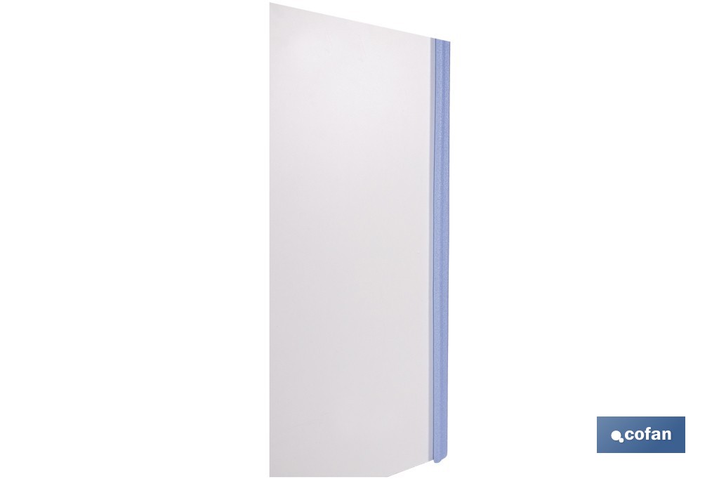 U-shaped foam edge protector | Material: polyethylene | Length: 1 m | Colour: light blue | Edge protection - Cofan