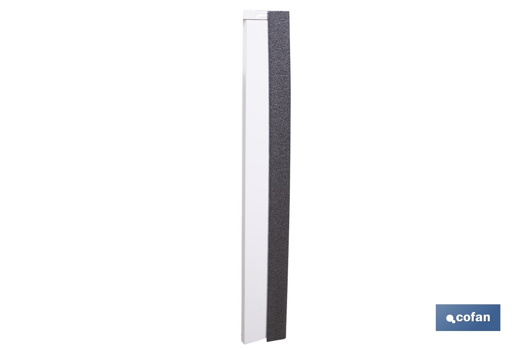 L-shaped foam edge protector | Material: polyethylene | Length: 1 m | Colour: grey | Edge protection - Cofan