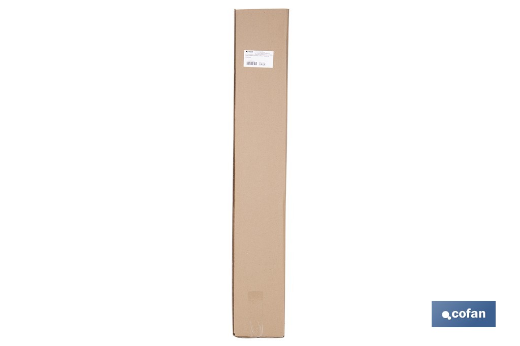 L-shaped foam edge protector | Material: polyethylene | Length: 1 m | Colour: grey | Edge protection - Cofan