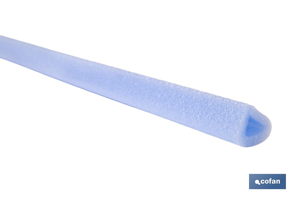 U-shaped foam edge protector | Material: polyethylene | Length: 1 m | Colour: grey | Edge protection | Available in different sizes - Cofan
