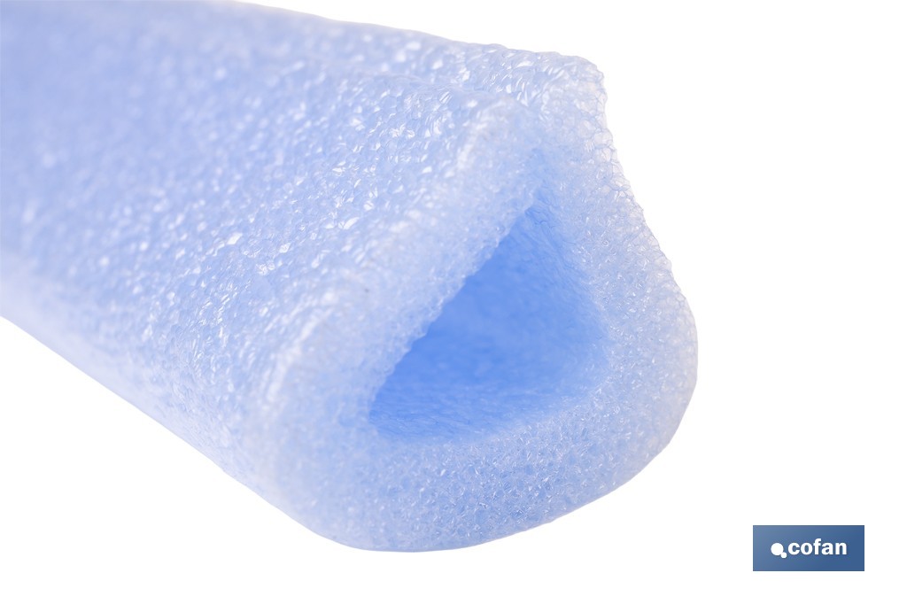 U-shaped foam edge protector | Material: polyethylene | Length: 1 m | Colour: grey | Edge protection | Available in different sizes - Cofan